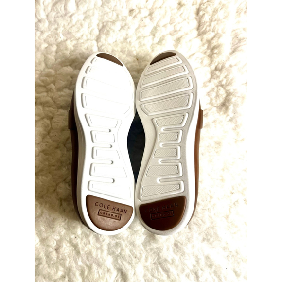 Cole Haan ØriginalGrand Platform Venetian Brown Loafers Women Size 7.5B - Picture 8 of 9